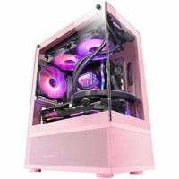 ATX Semi-toren BehuizingMars Gaming MCSEP Roze