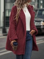 Casual Loose Teddy Jacket - thumbnail