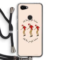 Jingle Ladies: Pixel 3a Transparant Hoesje met koord