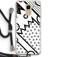 Pop Art #4: Samsung Galaxy J6 (2018) Transparant Hoesje met koord