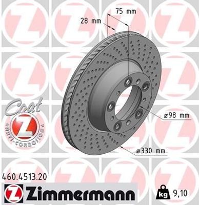 Remschijf COAT Z 460451320