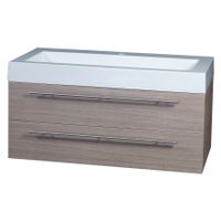 Differnz Force badkamermeubel 100cm 1 kraangat eiken - thumbnail