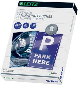 Leitz Ilam lamineerhoes ft A4, 250 micron (2 x 250 micron), pak van 100 stuks