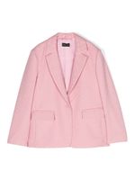 Monnalisa blazer à ornements strassés - Rose