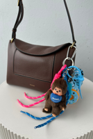 Shouia bag charm Kiki Heart 56 blauw Shouia bag charm Kiki Heart 56 blauw