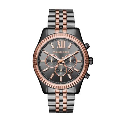 Horlogeband Michael Kors MK8561 Staal Antracietgrijs 22mm