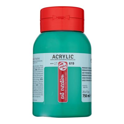 Royal Talens Talens Art Creation Acrylverf Pot 750 ml - Permanentgroen Donker 619
