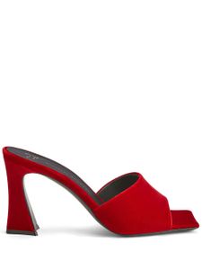 Giuseppe Zanotti sandales Solhene 85 mm en velours - Rouge