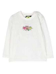 Barrow kids t-shirt imprimé à manches longues - Blanc