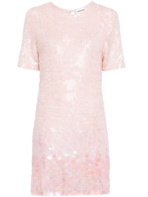 P.A.R.O.S.H. robe courte Gigi à sequins - Rose