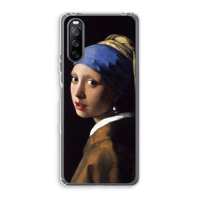 The Pearl Earring: Sony Xperia 10 III Transparant Hoesje