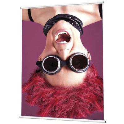 Posterhanger 40 cm zilver