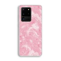 Abstract Painting Pink: Samsung Galaxy S20 Ultra Transparant Hoesje