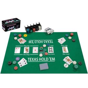 Complete Pokerset met 200 chips