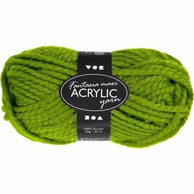 Hobby bolletje wol - acryl - groen - 35 mtr - garen - maxi bolletje - breien/haken