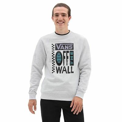 Herensweater zonder Capuchon Vans Global Wit - Maat: M