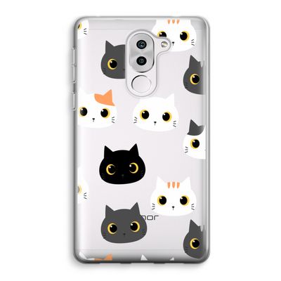 Katten: Honor 6X Transparant Hoesje
