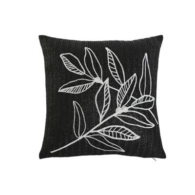 Kussen Home ESPRIT Wit Zwart 42 x 15 x 42 cm