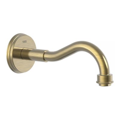 Tres Clasic inbouw uitloop 21 cm Messing oud