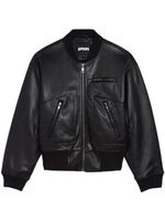 Apparis veste bomber Chaz à fermeture zippée - Noir