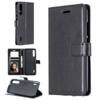 Crazy Horse textuur horizontale Flip lederen draagtas met houder & kaartsleuven & portemonnee & fotolijstjes voor Xiaomi mi a3 (zwart)