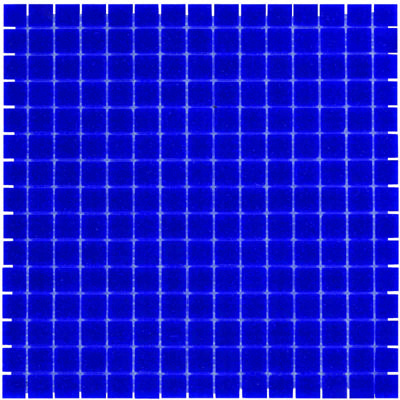 The Mosaic Factory Amsterdam Mozaiek Tegel Vierkant - Kobalt Blauw Glas Basic 322x322 mm