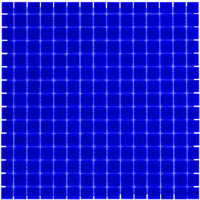 The Mosaic Factory Amsterdam Mozaiek Tegel Vierkant - Kobalt Blauw Glas Basic 322x322 mm