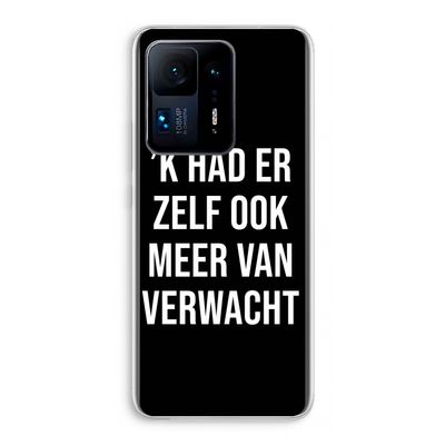 Meer verwacht - Zwart: Xiaomi Mi Mix 4 Transparant Hoesje