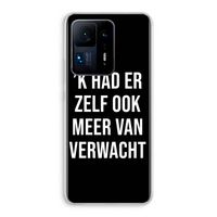 Meer verwacht - Zwart: Xiaomi Mi Mix 4 Transparant Hoesje
