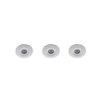 Set 3x Alpha LED mini spot 3Watt rond WIT IP68 dimbaar