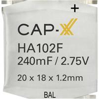 CAP-XX HA102F Super-Cap condensator 240 mF 2.75 V 1 stuk(s) Box