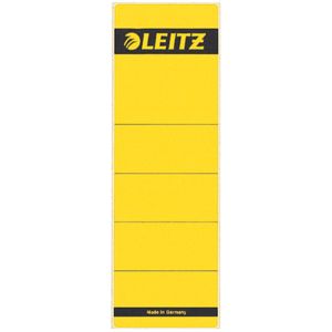 Rugetiket Leitz breed/kort 62x192mm zelfklevend geel