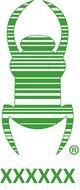 Travel bug - Sticker - 8,5 cm - Groen, decal