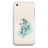Violets are blue: iPhone 5 / 5S / SE Transparant Hoesje