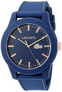 Lacoste horlogeband 2010817 / LC-79-1-47-2611 Rubber Blauw 21mm