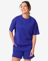 HEMA Dames T-shirt Do Blauw (blauw) - thumbnail