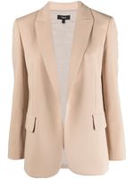Theory blazer en crêpe à simple boutonnage - Tons neutres Theory blazer en crêpe à simple boutonnage - Tons neutres