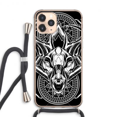 Oh Deer: iPhone 11 Pro Max Transparant Hoesje met koord