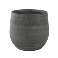 Steege Plantenpot - keramiek - mystic grijs - 26x26 cm - bloempot