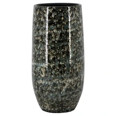 Vaas bejo d20h45cm blauw/zwart