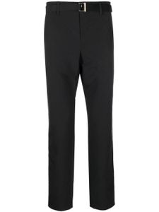 sacai pantalon en coton à coupe droite - Noir