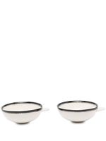 Ann Demeulemeester X Serax x Serax lot de deux tasses à café (11 cm) - Blanc