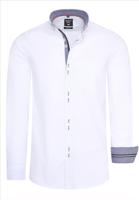 Italian Style - Heren Overhemd - Dubbele Knopen - Wit - Style-Italy