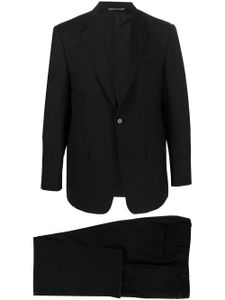 Canali costume à veste à simple boutonnage - Noir