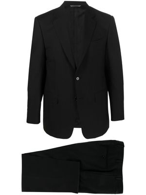 Canali costume à veste à simple boutonnage - Noir