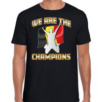 Verkleed T-shirt voor heren - Belgie - zwart - voetbal supporter - themafeest