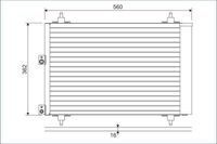 Airco condensor 814080