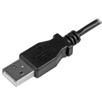 StarTech.com Micro-USB Oplaad en sync kabel M/M linksgehoekte Micro-USB 24 AWG 0.5 m - thumbnail