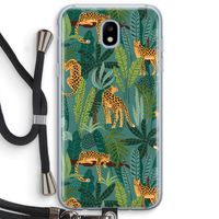 Luipaard 2: Samsung Galaxy J5 (2017) Transparant Hoesje met koord