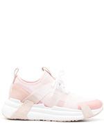 Moncler Lunarove panelled sneakers - Tons neutres